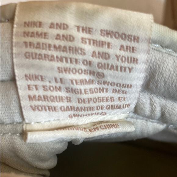 Nike Women's Dunk Sky High Wedge Sneakers Light Bone Metallic Red Bronze - 10 - Picture 10 of 12